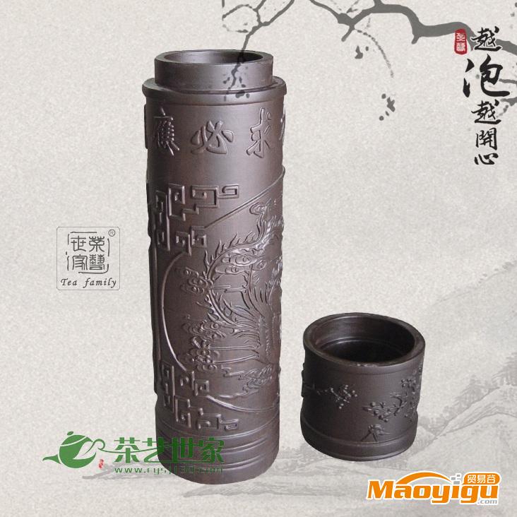 香筒 黑檀木 木雕工藝品，茶藝世家HET-0011