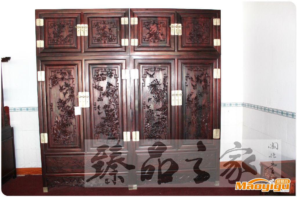 供應(yīng)明清古典山水頂箱柜 臥室家具 紅木家具 仿古家具 明清衣柜