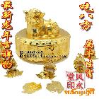 供應2013蛇年李居明吉祥物 鼠牛 吃八方財盒 合金工藝品