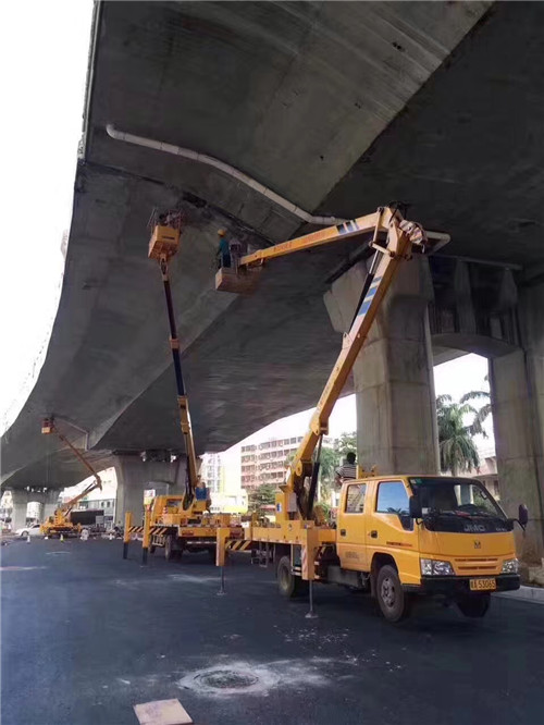 廣東金燈箱維修高空車(chē)出租-中橋建