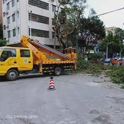 廣東湞江車載式云梯車出租-中橋建