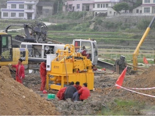 河南信陽顆粒分離器洗砂泥漿分離機(jī)視頻